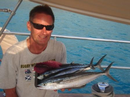 2 Tuna + 2 Spanish Mackerel,  BVI