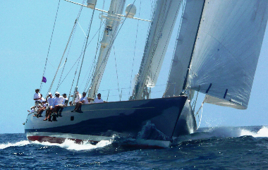 This class of boats race all over the world.